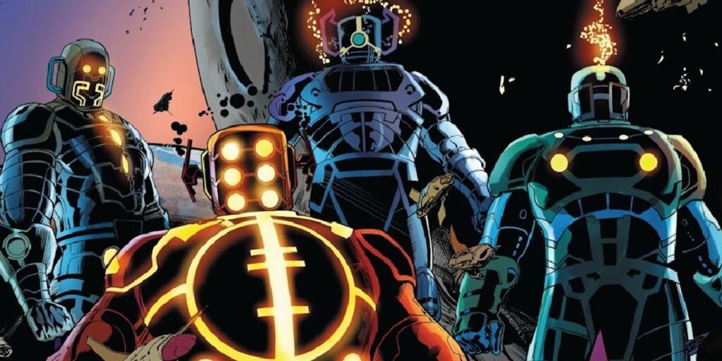 The Celestials (Image: Marvel)
