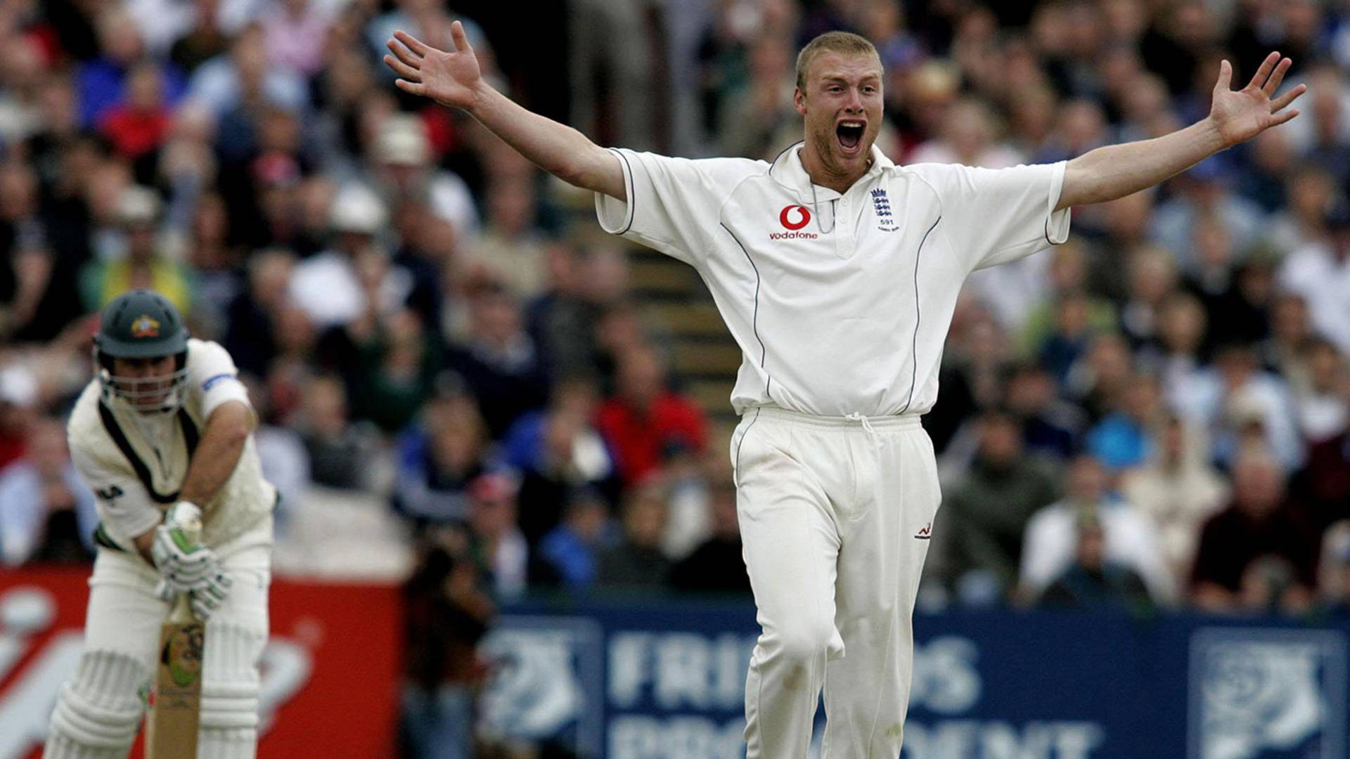 Andrew Flintoff's last match in 2009