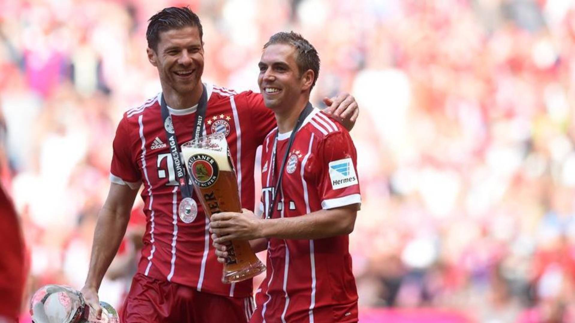 Xabi Alonso and Philipp Lahm's last match for Bayern Munich