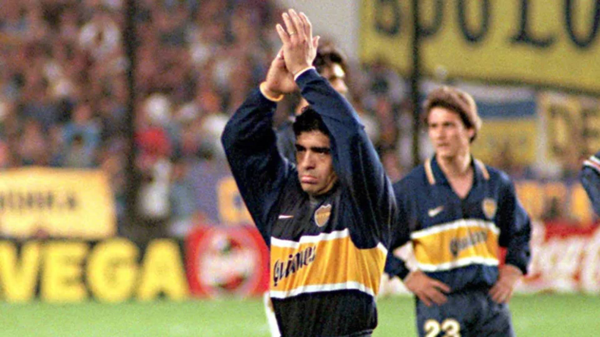 Diego Maradona's last match for Boca Juniors
