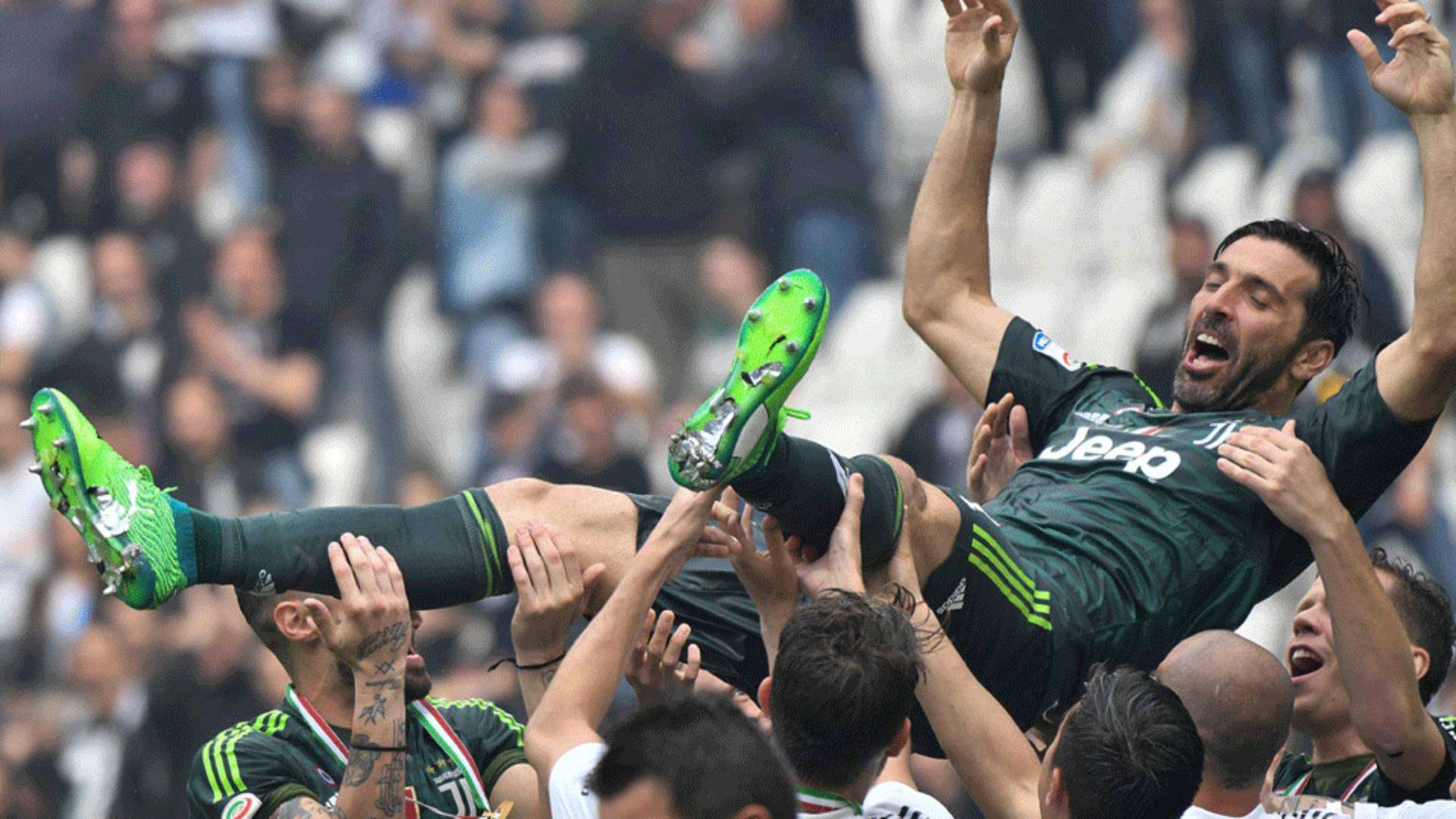 Gianliugi Buffon's last match for Juventus