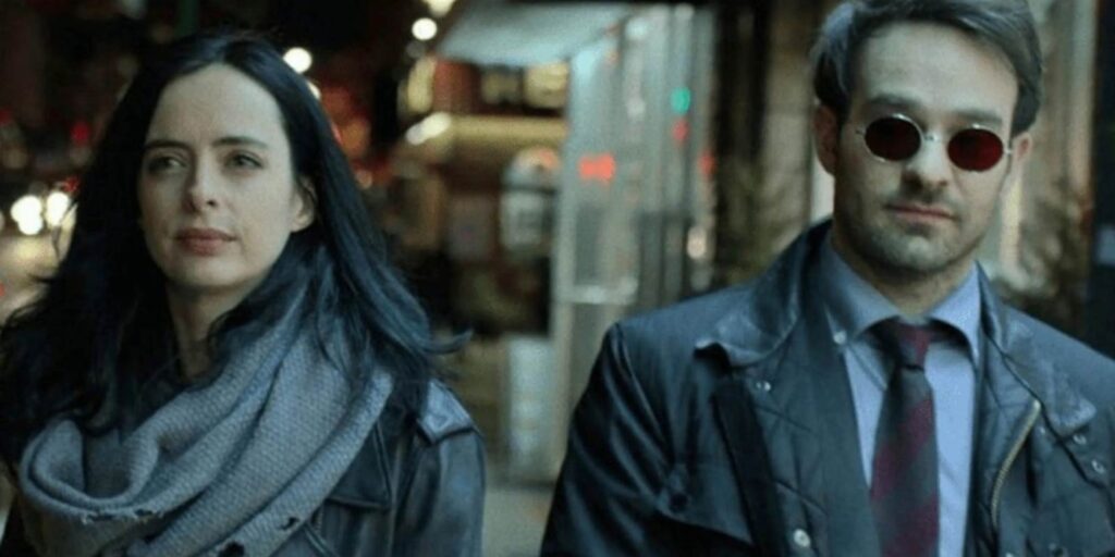 Jessica Jones and Daredevil (Image: Netflix)
