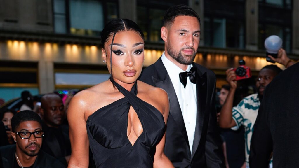 Klay Thompson and Megan Thee Stallion
