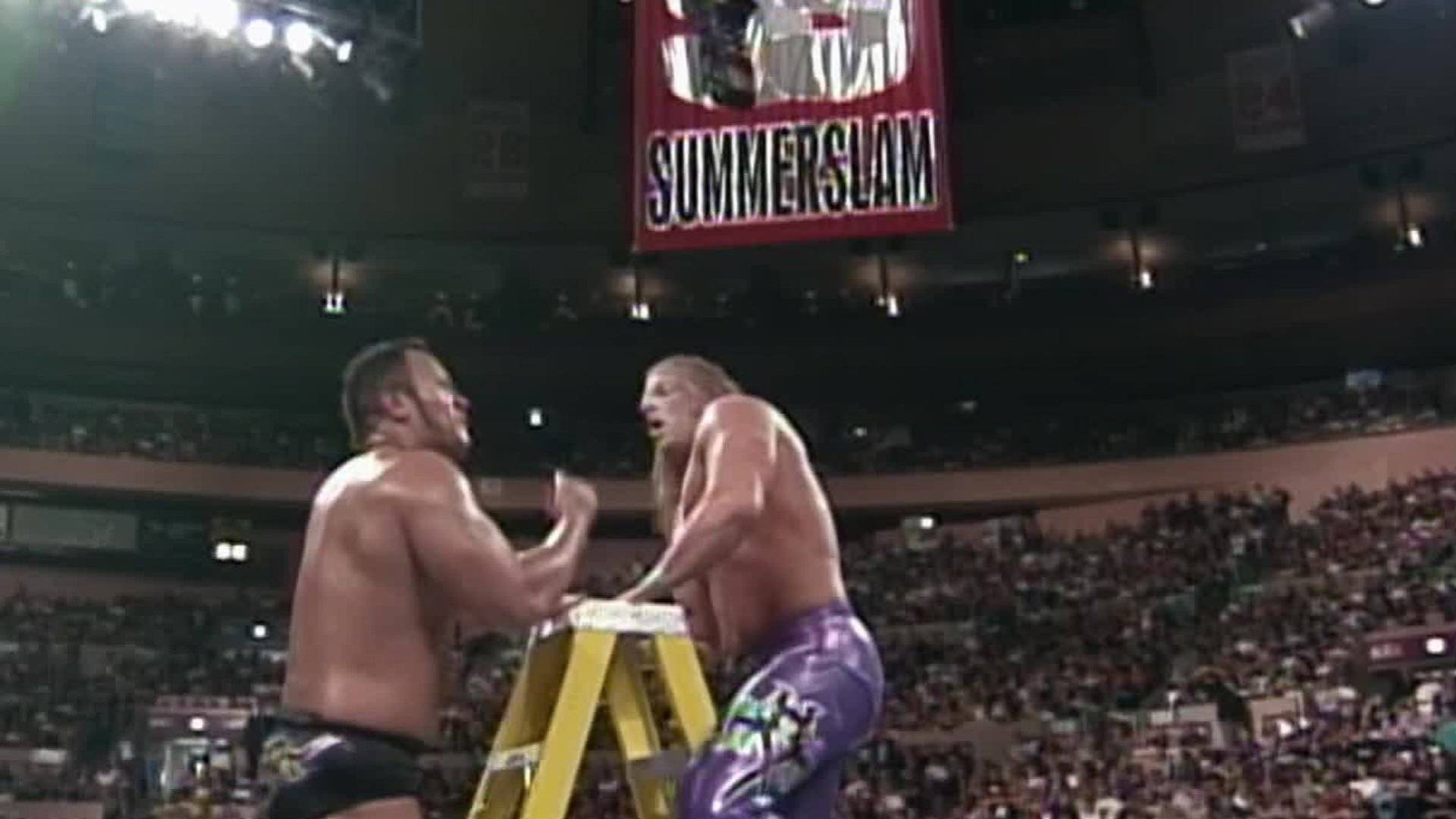 10- The Rock vs. Triple H (Ladder Match, SummerSlam 1998)