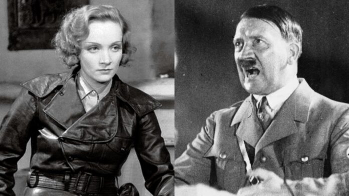 Marlene Dietrich and Adolf Hitler