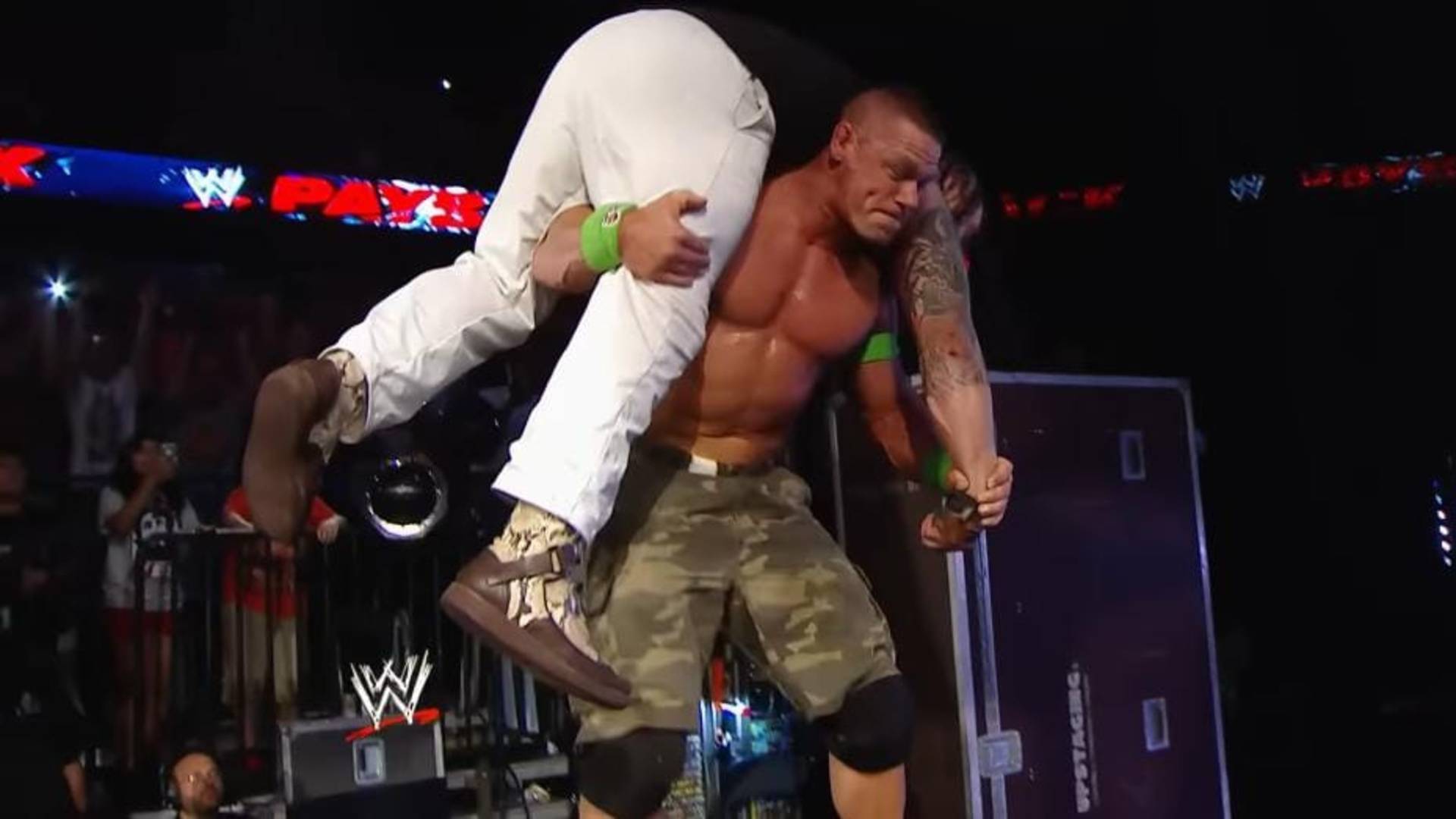 10- Bray Wyatt through a production crate (Payback 2014)