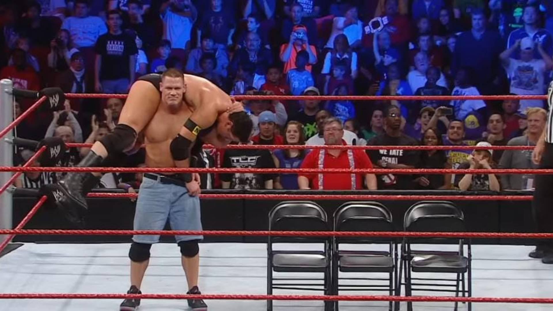 6- Wade Barrett onto six chairs (TLC 2010)
