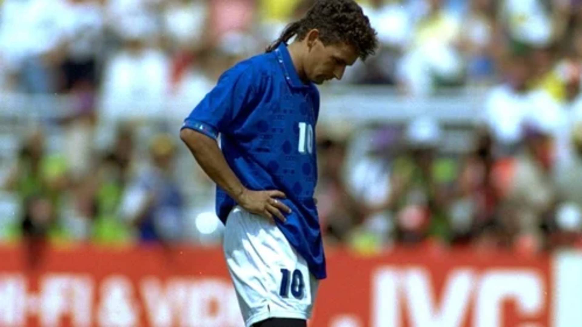 Roberto Baggio's penalty miss in 1994 World Cup final