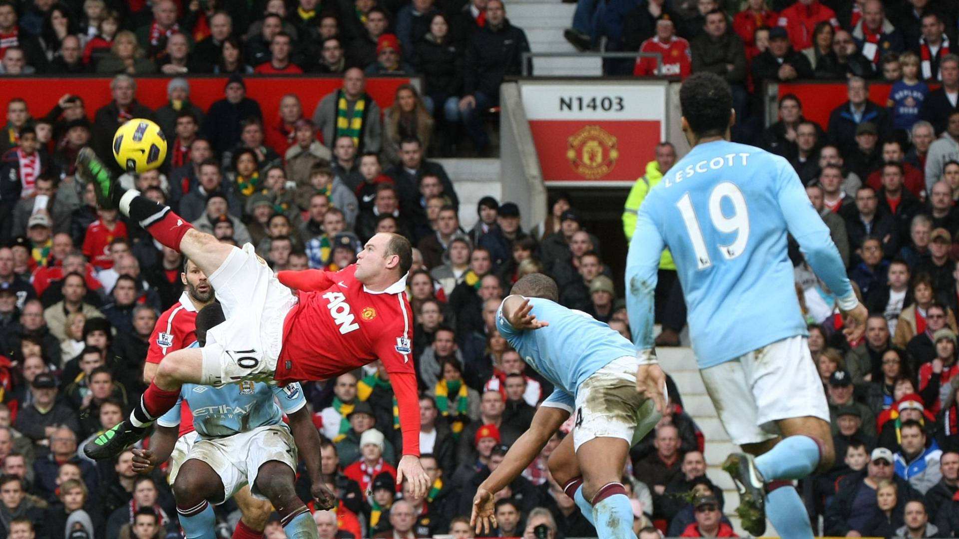 Wayne Rooney's bicycle kick vs. Man City 2011