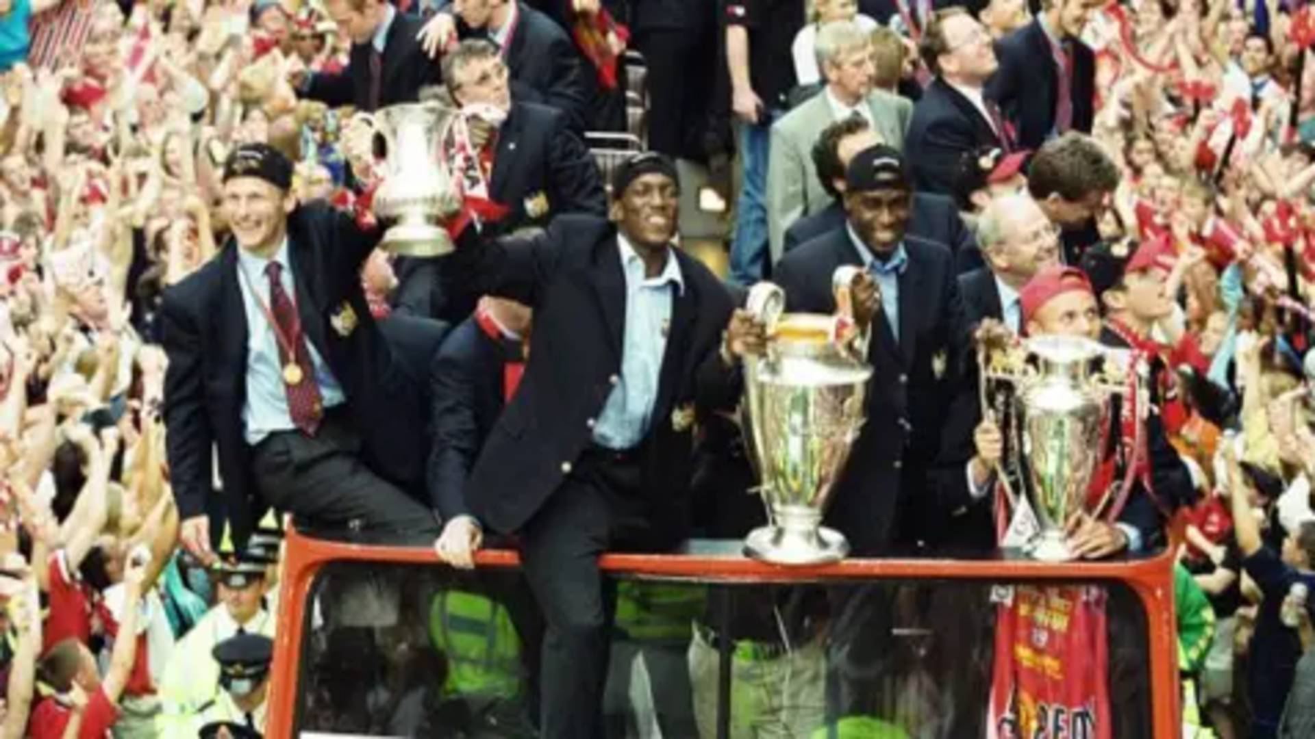 Manchester United's treble win in 1999