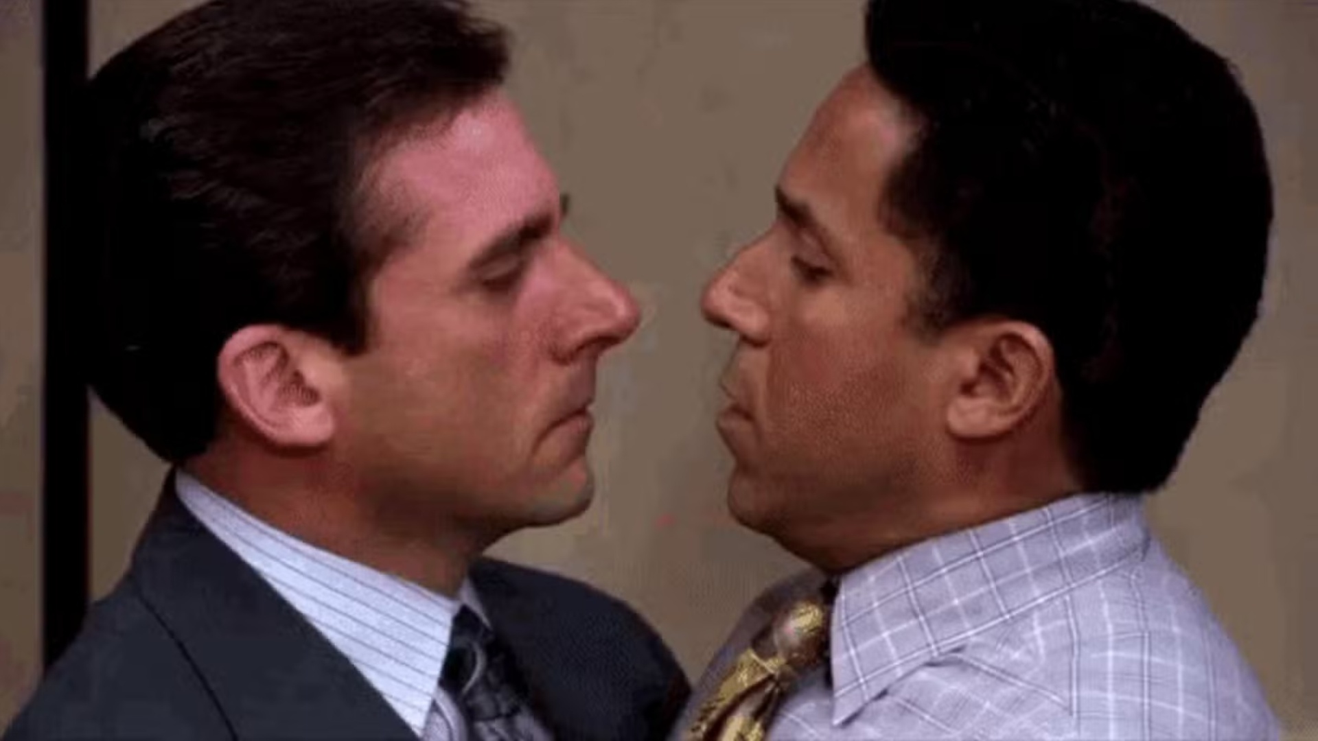 Michael Kissing Oscar Was 100% Improvised