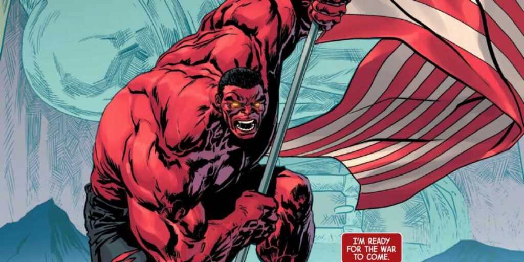 Red Hulk in the new comic (Image: Marvel)