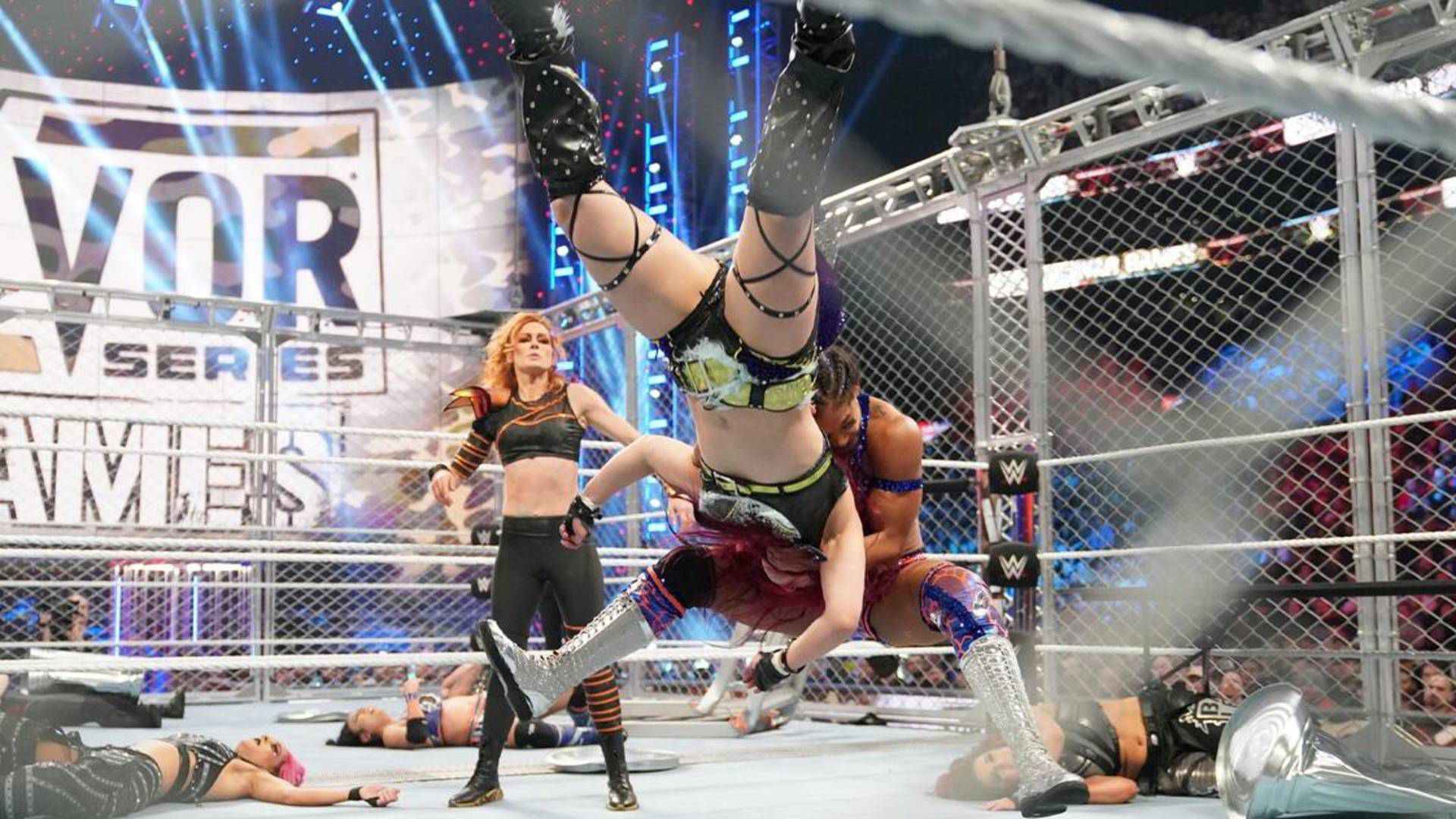 7- Bianca Belair, Charlotte Flair, Shotzi, and Becky Lynch vs. Damage CTRL (Bayley, Asuka, Iyo Sky, and Kairi Sane) (Survivor Series: WarGames 2023)