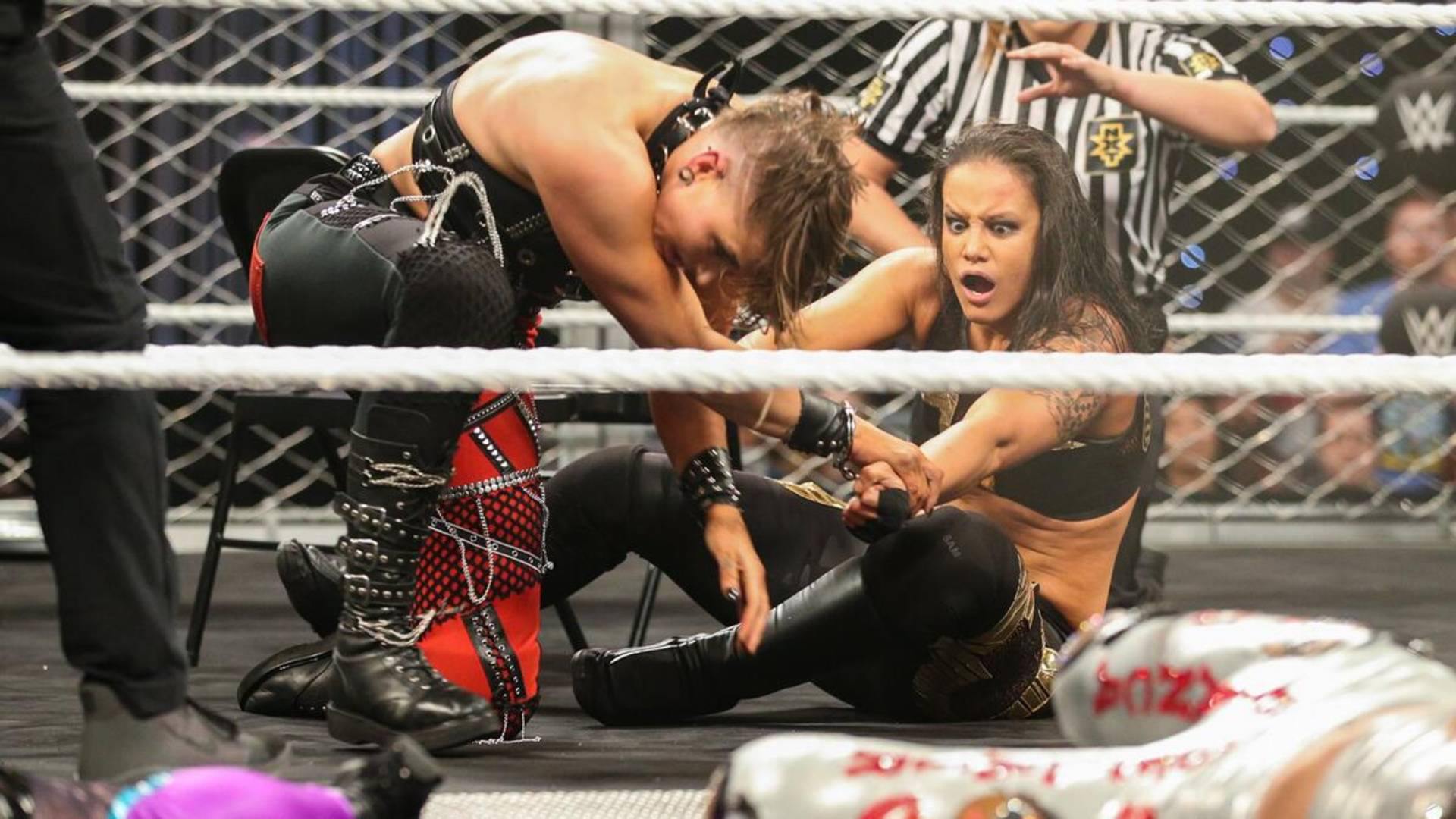 4- Rhea Ripley, Candice LeRae, Tegan Nox & Dakota Kai vs. Shayna Baszler, Io Shirai, Bianca Belair & Kay Lee Ray (NXT TakeOver: WarGames 2019)