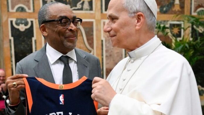 Spike Lee With Pope Leo XIV