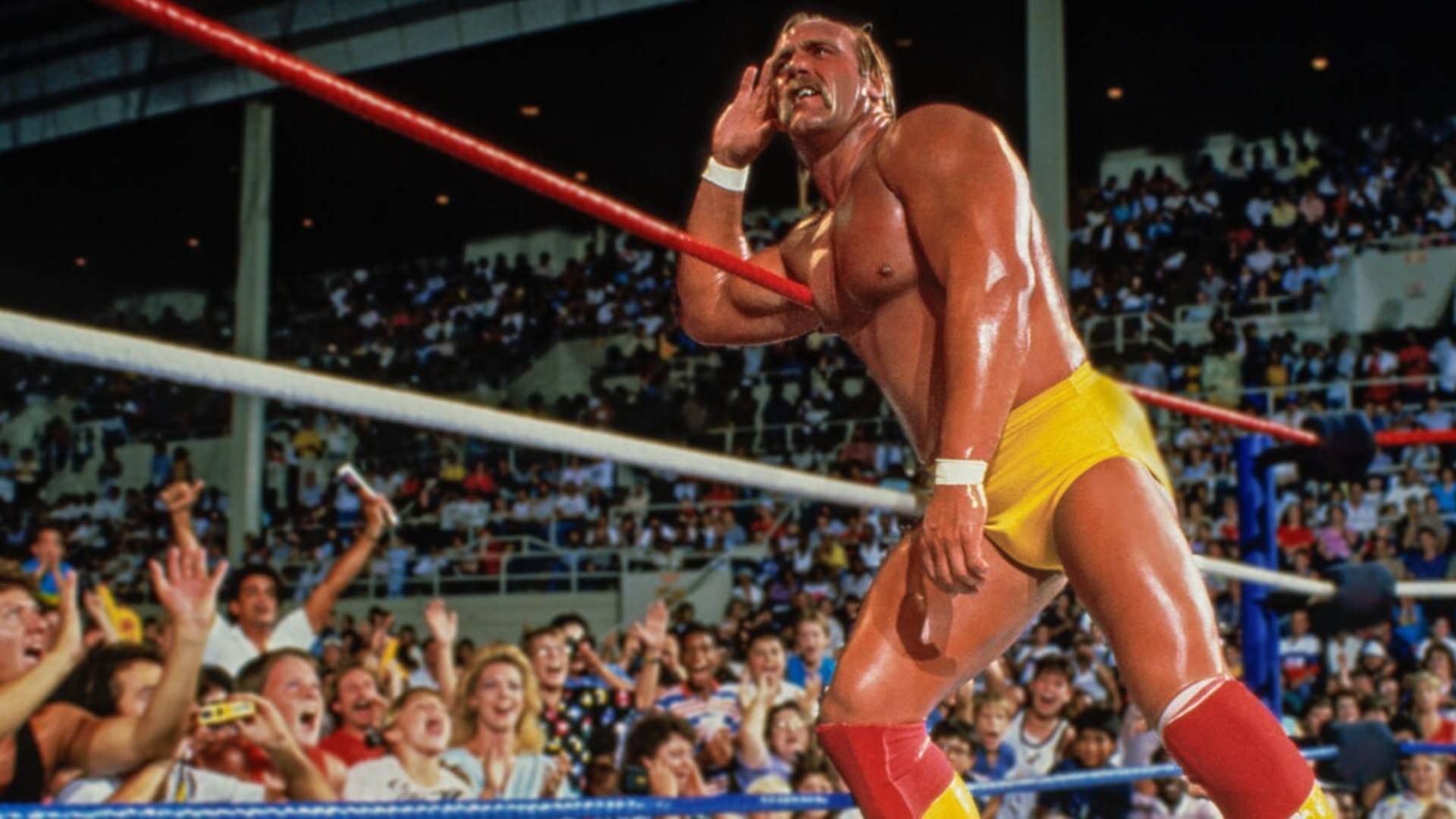 8- Hulk Hogan's Ear-Cupping Taunt
