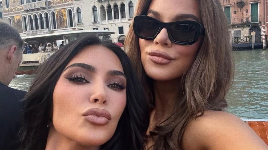 Kim and Khloe Kardashian