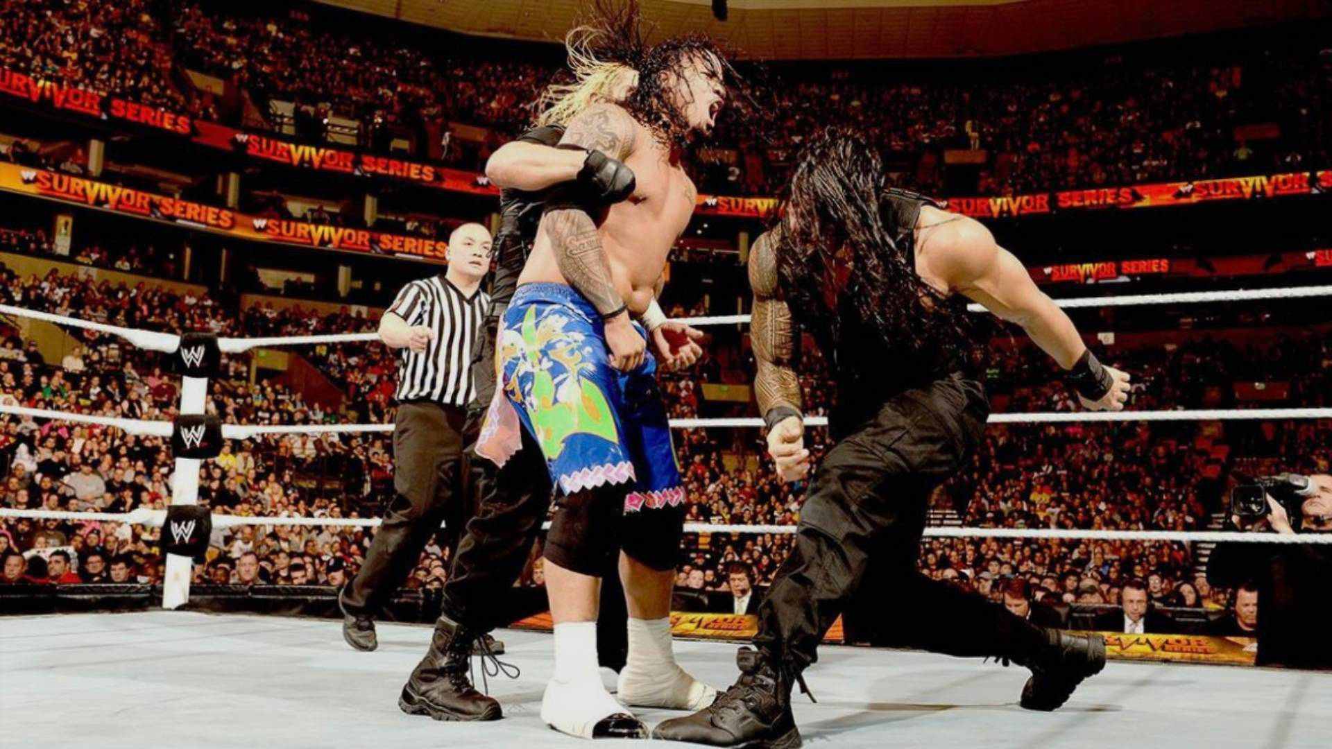 4.⁠ ⁠The Shield and The Real Americans vs. Cody Rhodes, Goldust, Rey Mysterio and The Usos (Survivor Series 2013)