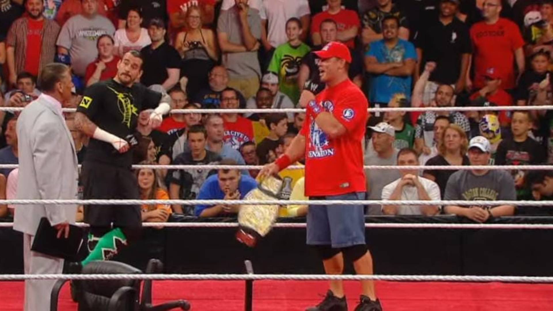 8- Face to face with CM Punk ahead of Money in the Bank (July 12, 2011)