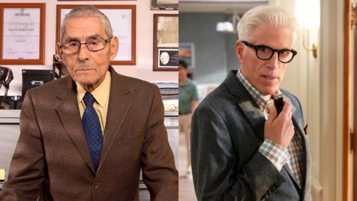 Sergio Chamy in the 2020 documentary 'The Mole Agent' and Ted Danson in 'A Man on the Inside'