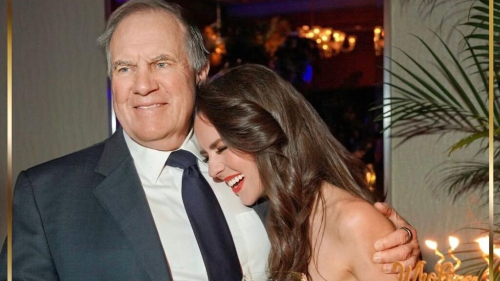 Bill Belichick and Jordon Hudson