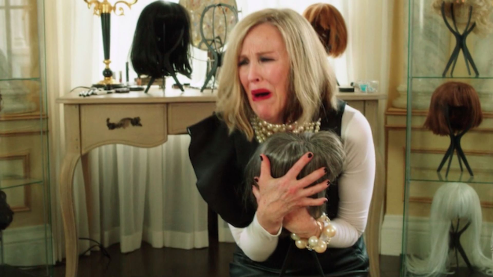 Catherine Suggested Moira's Quirk Of Ever-changing Lineup Of Wigs