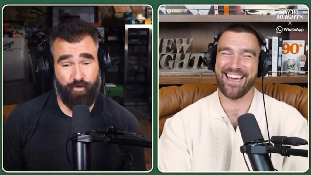 Jason Kelce and Travis Kelce