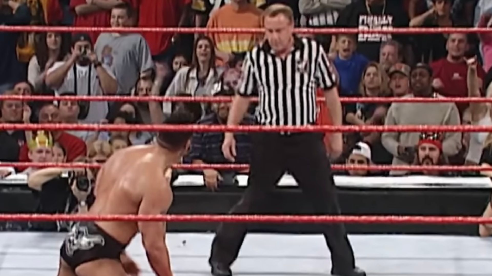 3.⁠ ⁠The Rock vs. Kurt Angle at No Way Out 2001