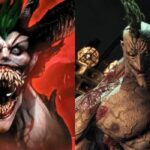 DC’s Absolute Universe Is Finally Delivering The Monstrous Joker Fans Always Wanted 'Absolute Batman's Joker and 'Batman Arkham Asylum's Joker (Image: DC)