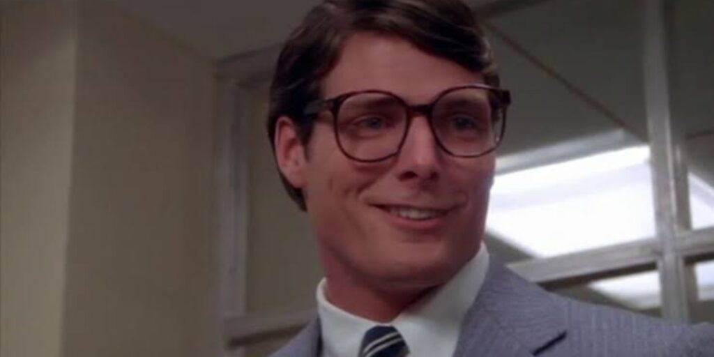 Christopher Reeves as Clark Kent (Image: DC)