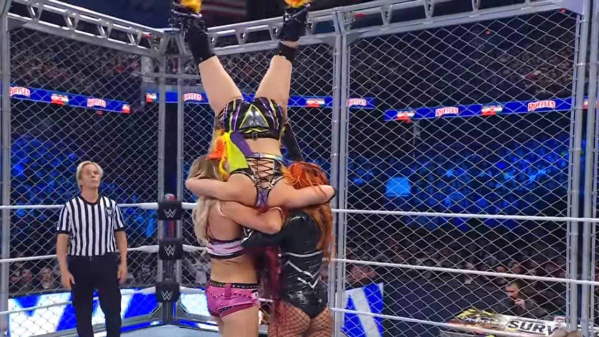 7. Becky Lynch and Charlotte Flair's Grand Reunion (Survivor Series 2023)