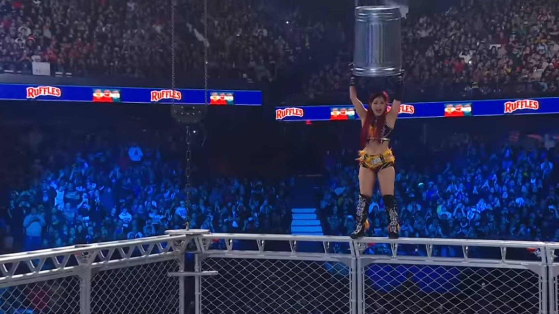 6. Iyo Sky's Trash Can Leap in Chicago (Survivor Series 2023)