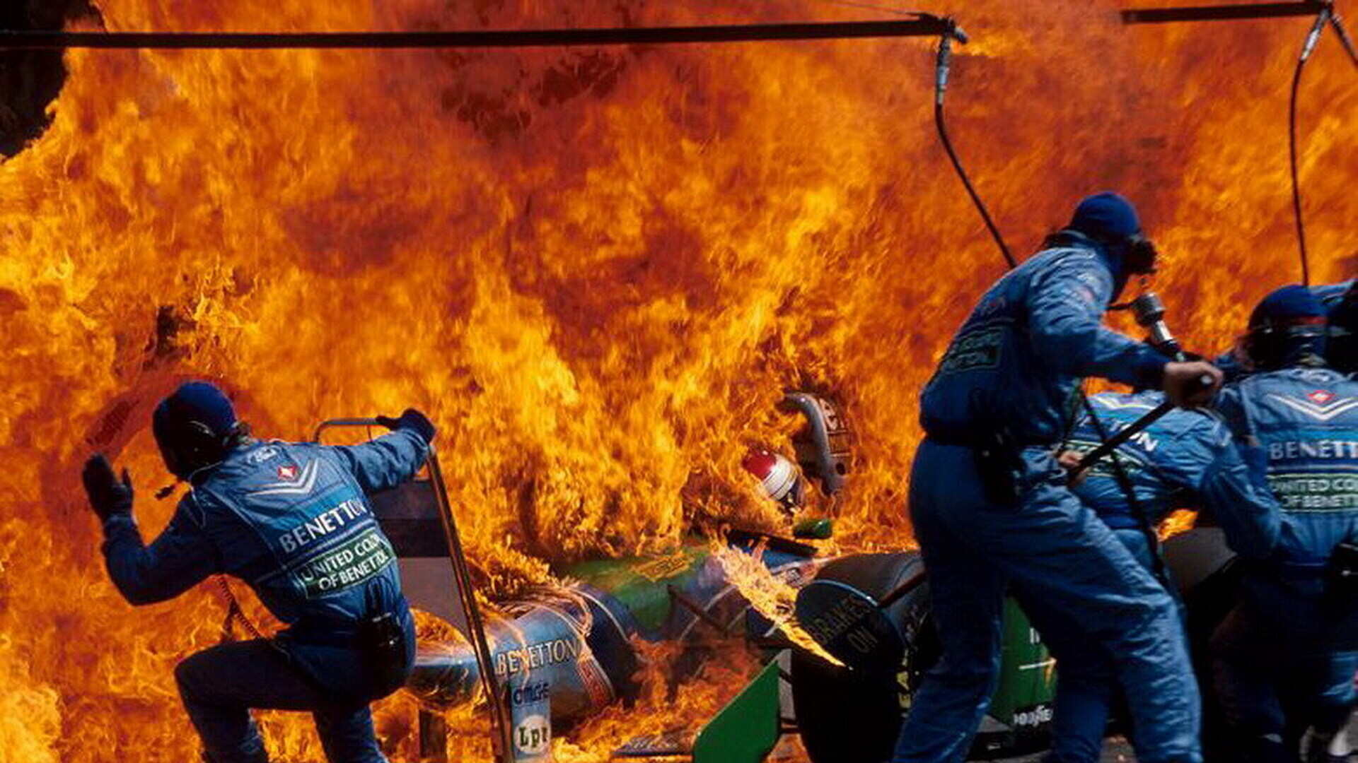 5. Jos Verstappen – 1994 Hockenheim Pit Fire