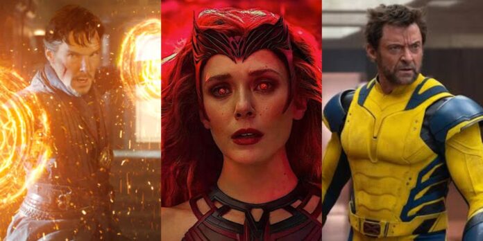 Doctor Strange, Scarlet Witch, and Wolverine (Image: Marvel)