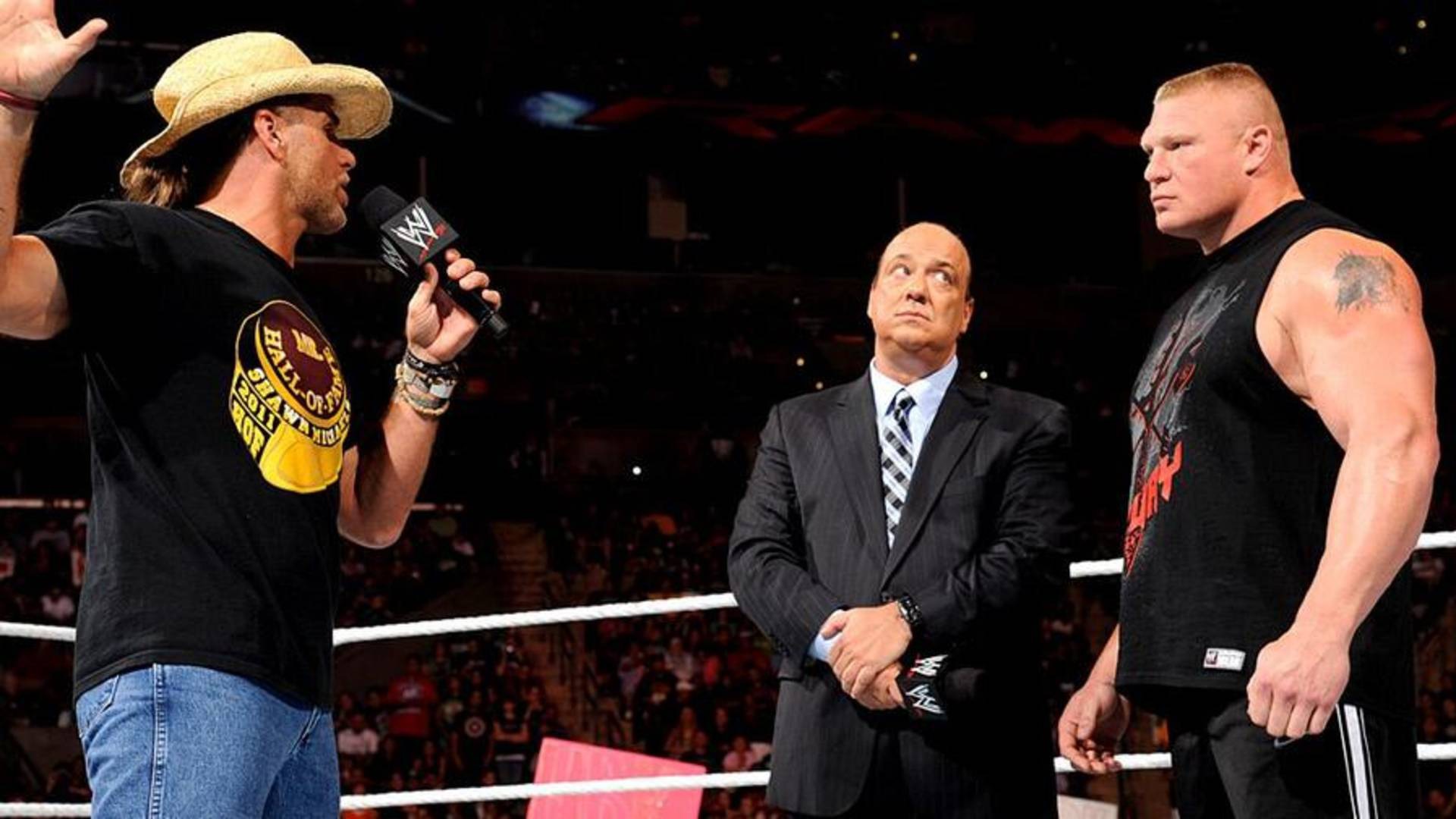 7- Shawn Michaels vs. Brock Lesnar