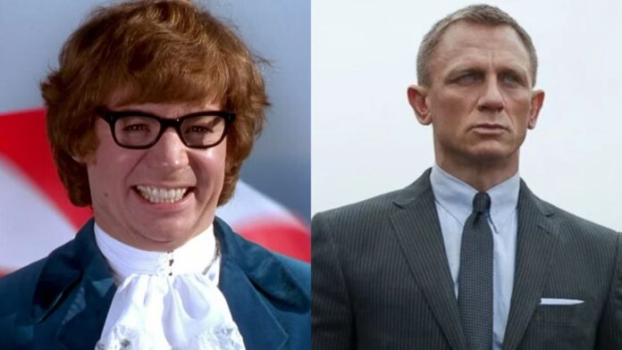 Austin Powers and Daniel Craig