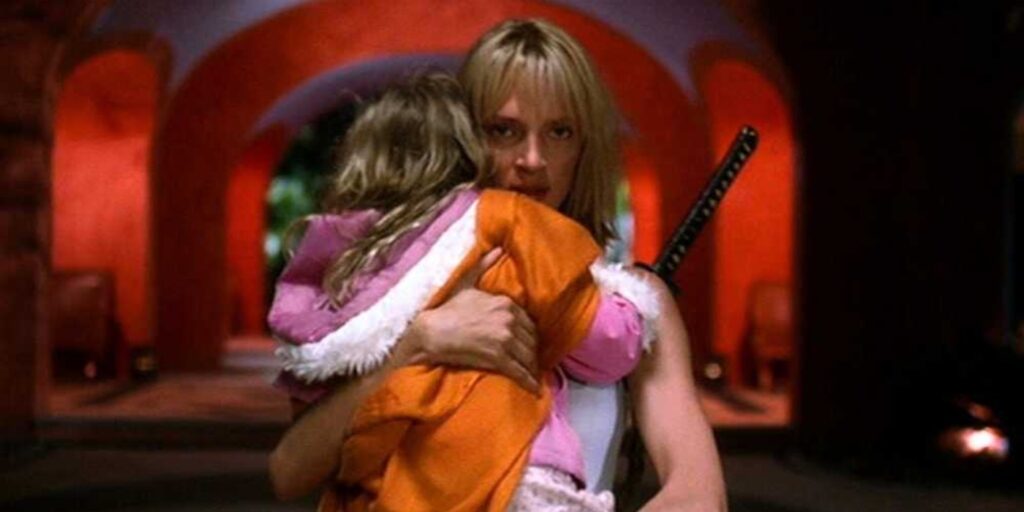 Beatrix with her daughter (Image: Lionsgate)