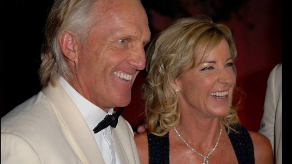 Greg Norman and Chris Evert