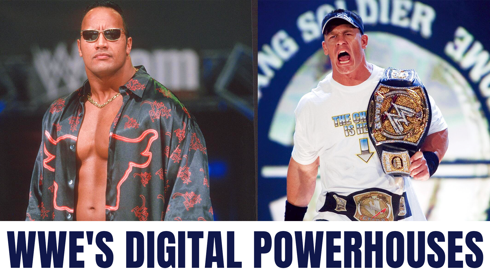 The Rock and John Cena