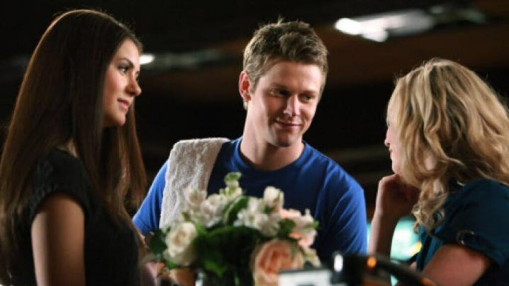 Elena with her friends