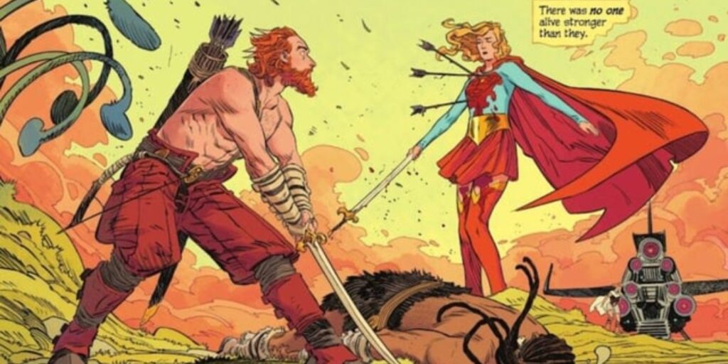 Kerm and Supergirl (Image: DC)