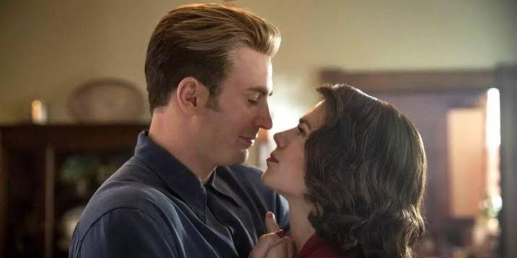Steve and Peggy (Image: Marvel)