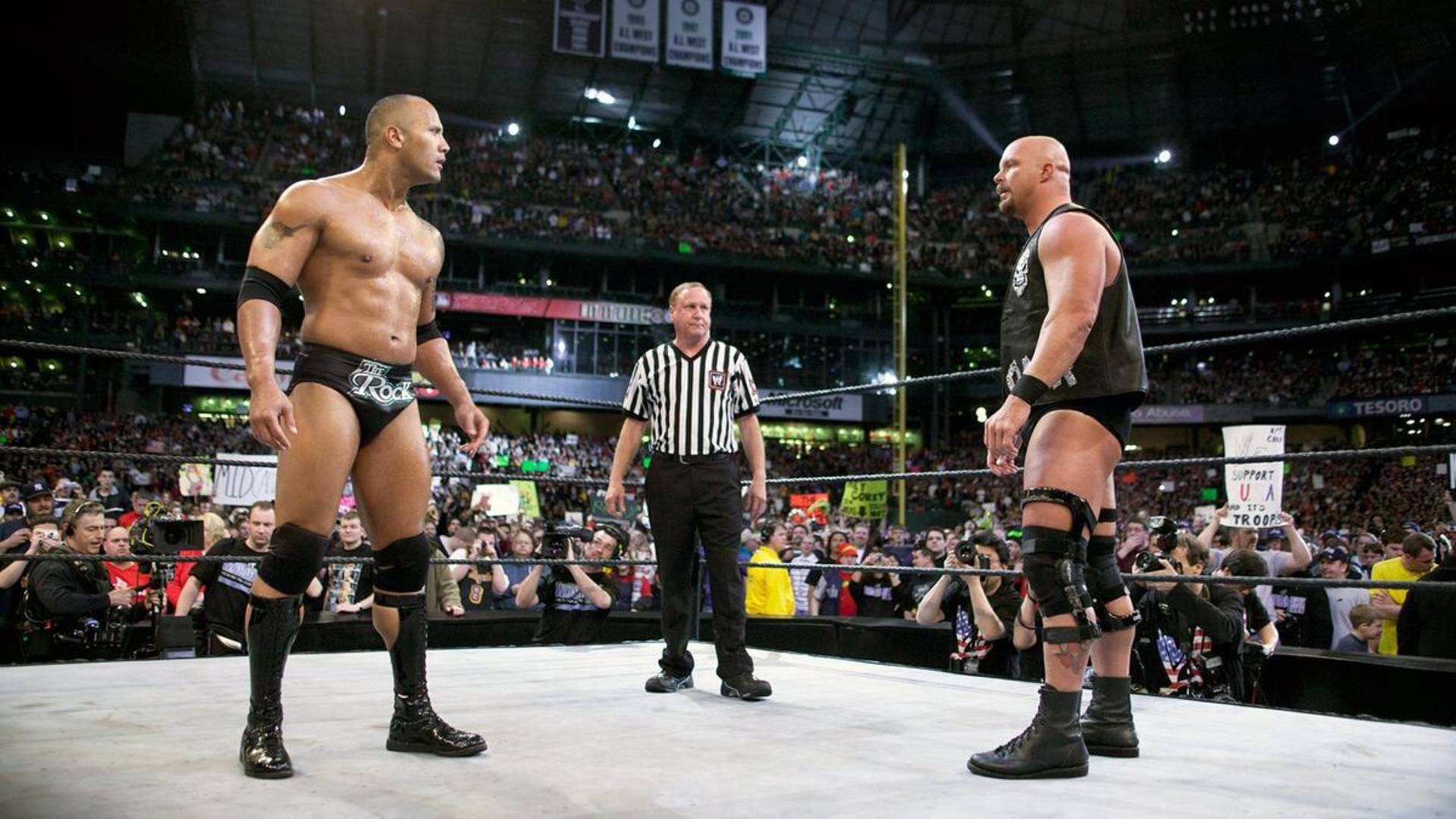 4- Stone Cold Steve Austin vs. The Rock (WrestleMania XIX, 2003)