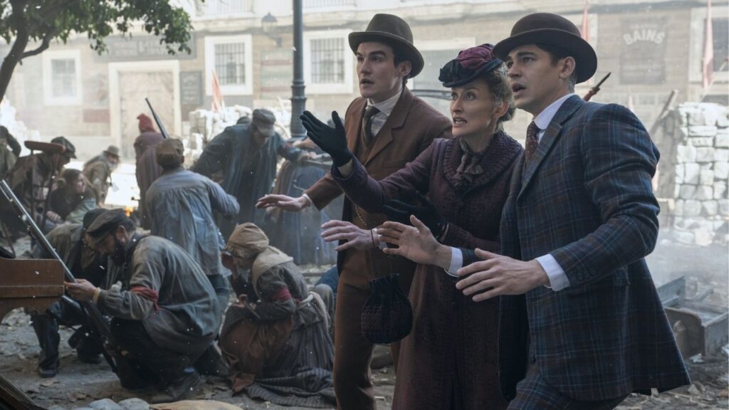 A scene from 'Young Sherlock'