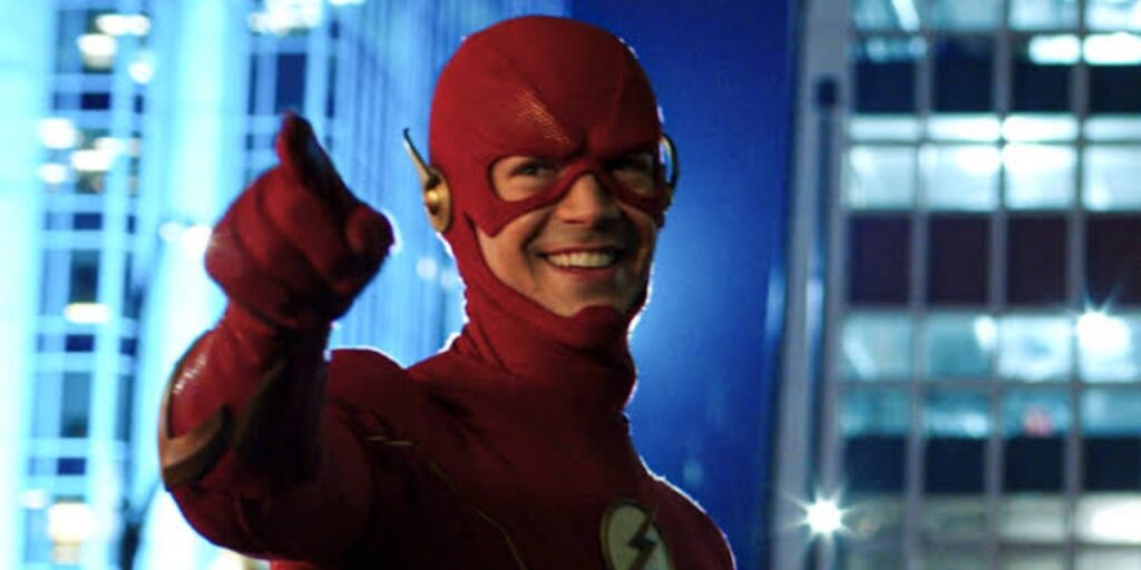 Grant Gustin as The Flash (Image: CW)