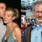 (L-R) Ben Affleck, Gwyneth Paltrow and Steven Spielberg