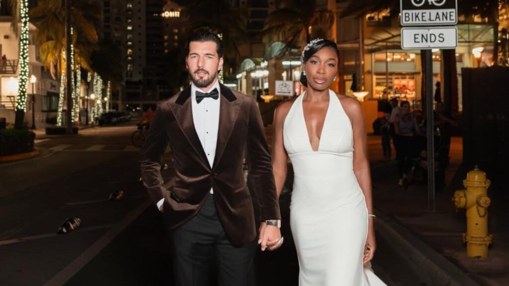Venus Williams and Andrea Preti