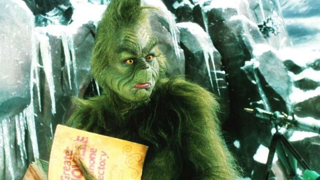 Jim Carrey as 'The Grinch'