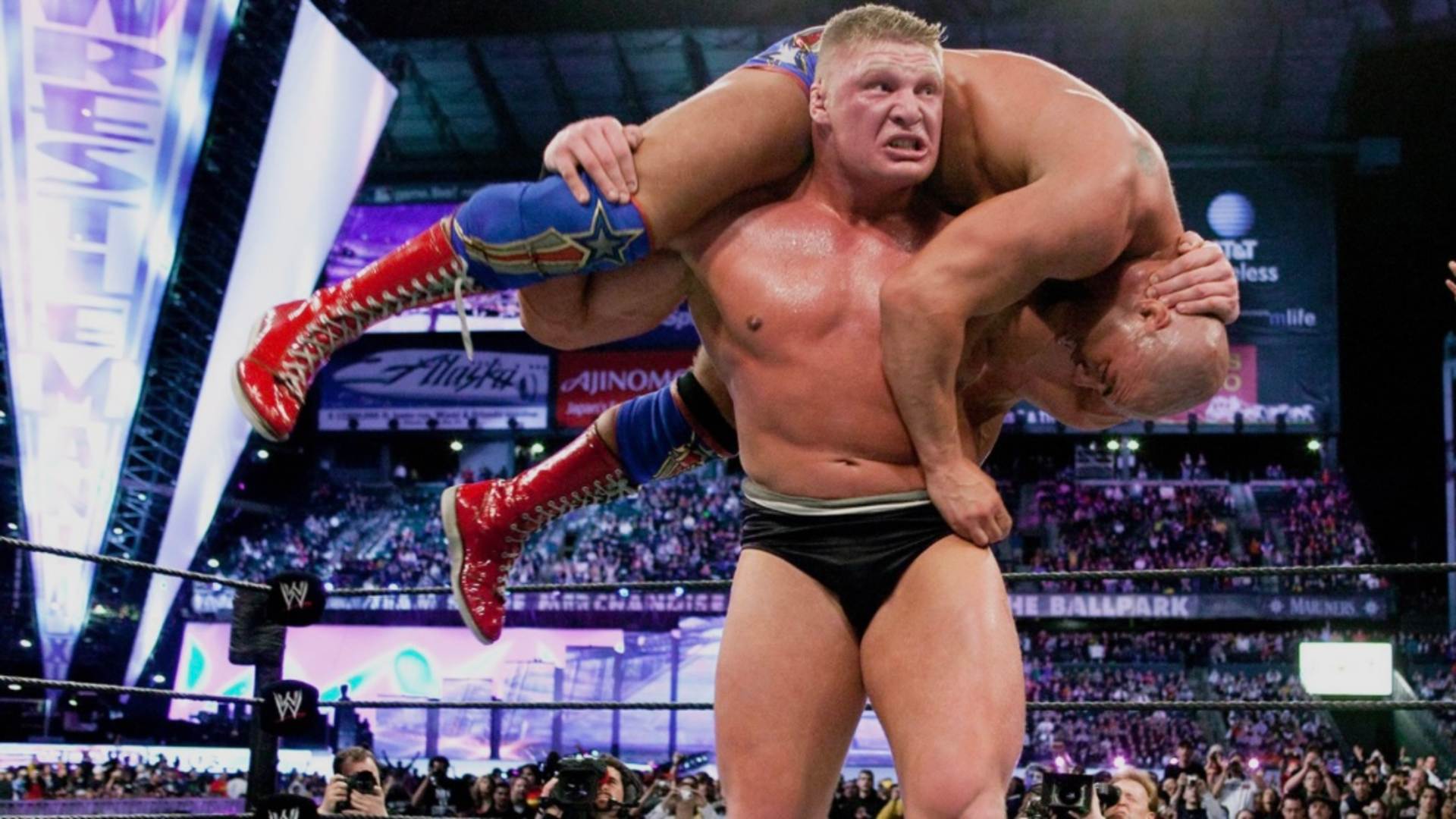8. Brock Lesnar vs. Kurt Angle - WrestleMania 19