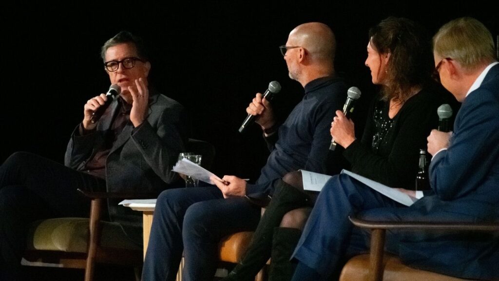 Stephen Colbert at the Slate's Political Gabfest